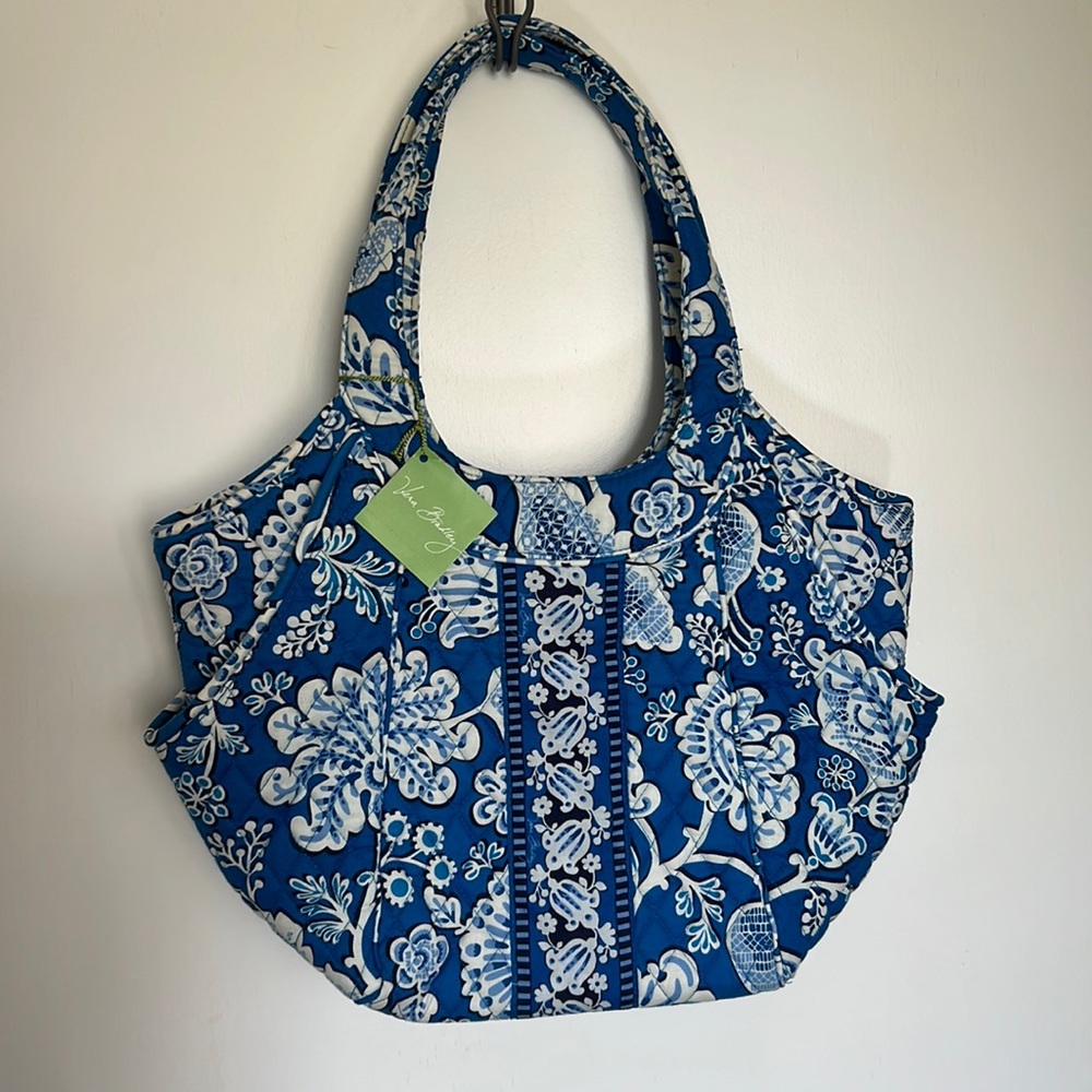 Vera Bradley- “Blue Lagoon” Side by Side Purse/Bag